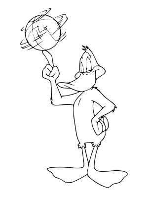 Раскраски Даффи Дак