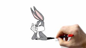 Drawing Bugs Bunny Rabbit for Beginners