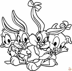 Бесплатные раскраски Looney Tunes