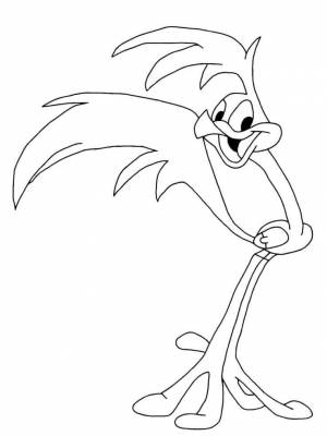 Раскраска Луни Тюнз  картинку для детей