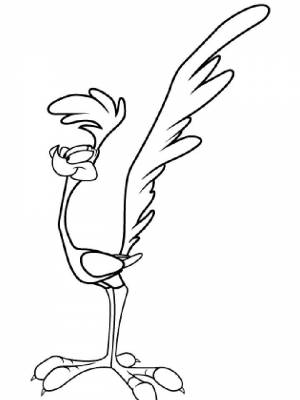 Раскраска Луни Тюнз картинка для мальчиков