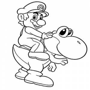 Раскраска Марио и Луиджи