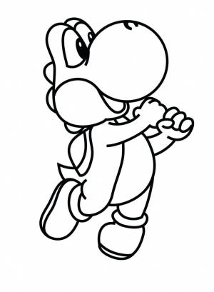 Раскраска Марио
