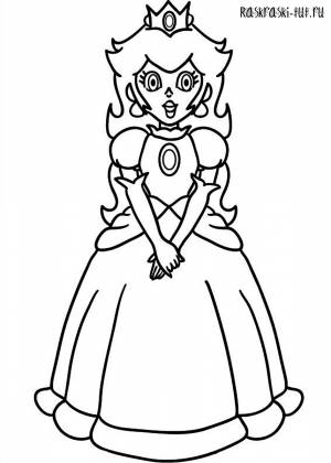 Распечатать раскраски Марио