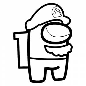 Рисунки амонг ас марио