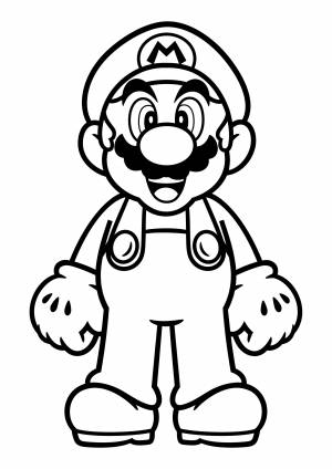 Раскраска «Супер Марио»