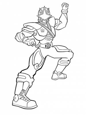 Раскраски Раскраска Могучие рейнджеры ниндзя шторм рейнджеры Барби