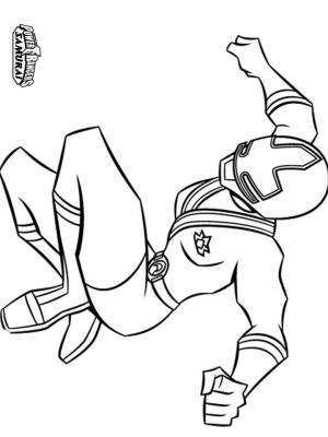 Раскраска Могучие Рейнджеры  картинку для мальчиков