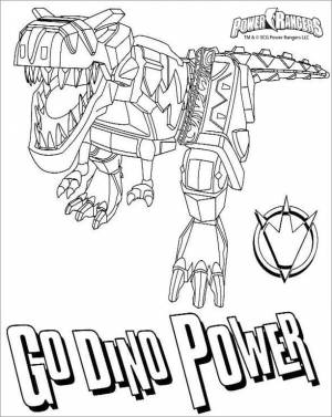 Раскраска Могучие рейнджеры
