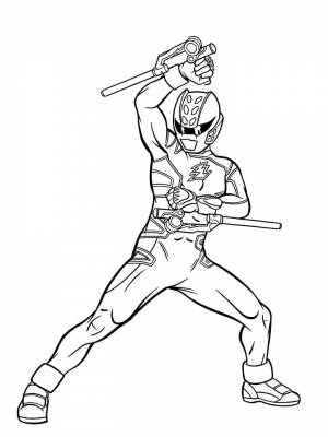 Раскраска Могучие Рейнджеры   в формате