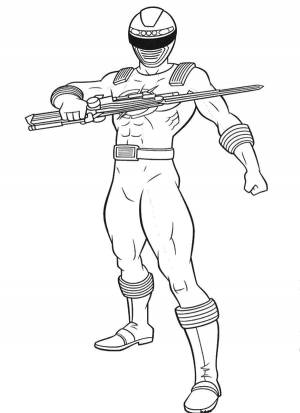 Раскраски могучие, Раскраска Могучие рейнджеры самураи рейнджеры