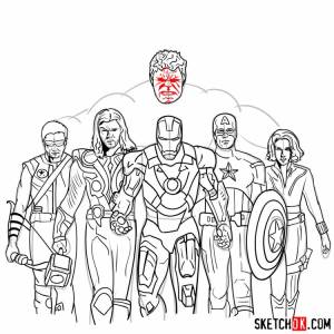 Раскраски мстители