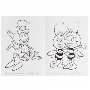 Первая раскраска  Луговые приключения