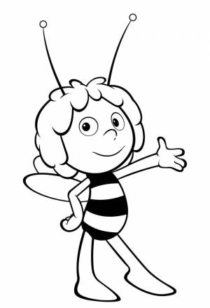 Раскраска Майя