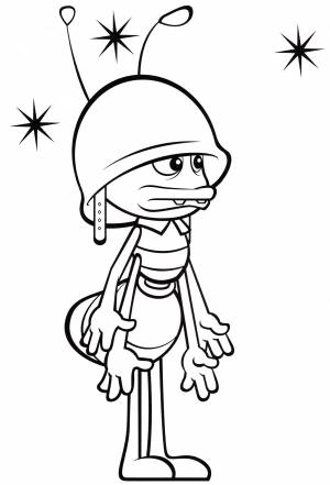 Раскраска Муравьишка