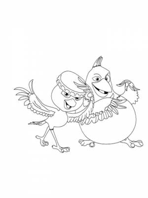 Раскраски Рио и Рио 2