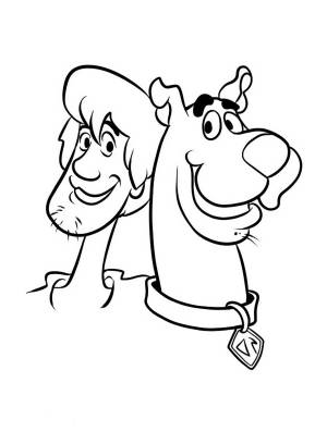 Раскраска Скуби Ду