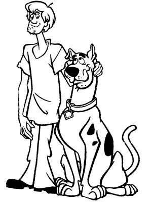 Раскраски Скуби-ду