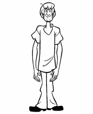 Pаскраска Скуби-ду 31722