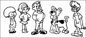 Pаскраска Скуби-ду 31386