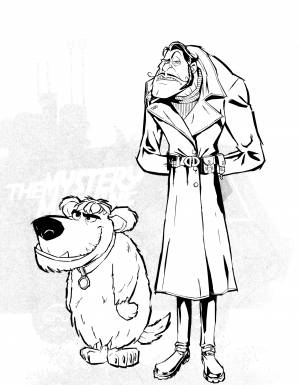 Раскраска Злодеи из Скуби-Ду