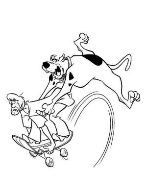 Раскраски Скуби Ду