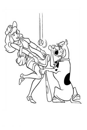 Раскраски Скуби Ду