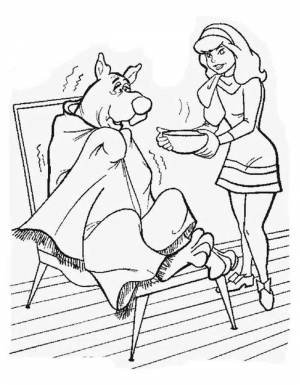 Раскраска Скуби Ду