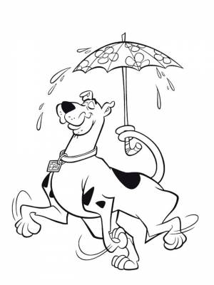 Раскраска Скуби Ду