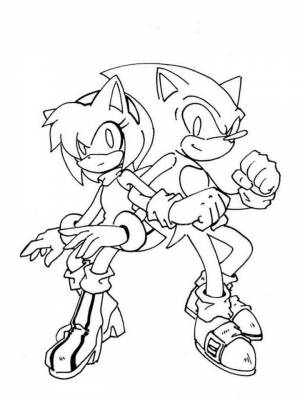 Раскраска Соник ИКС