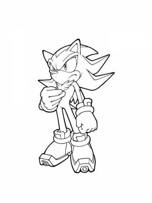 Раскраска Соник ИКС