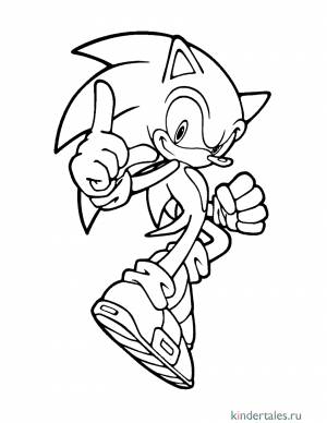 Sonic X» раскраска для детей