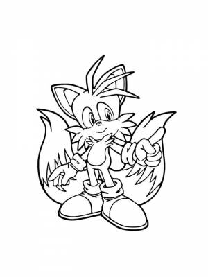 Раскраски Соник ИКС