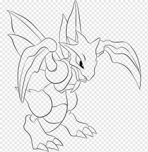 Покемон Красный и Синий Покемон X and Y Книжка-раскраска Scyther, коса, белый, ребенок, другие png