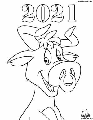 Раскраска Фердинанд