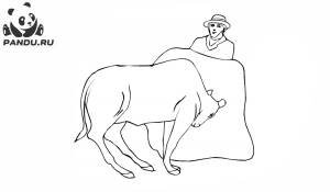 Раскраска Фердинанд