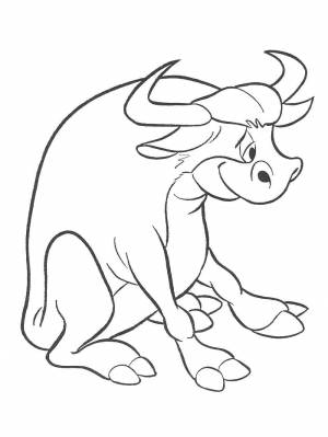 Раскраски Фердинанд