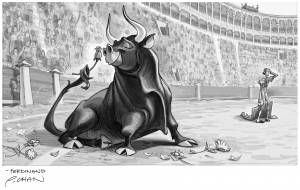 Раскраска фердинанд