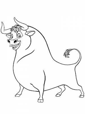 Раскраска Фердинанд  для мальчиков