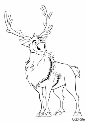 Раскраска Свен