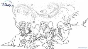 Раскраска Холодное сердце