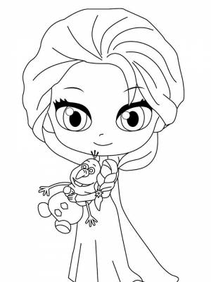 Раскраски Холодное сердце   в формате