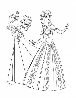 Раскраски мультфильма, Раскраска Персонажи из мультфильма холодное сердце раскраски холодное сердце