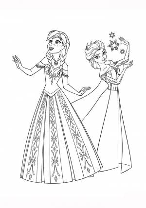 Раскраски Холодное сердце