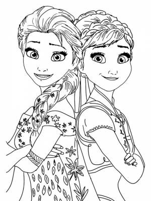 Раскраска Холодное сердце  для мальчиков