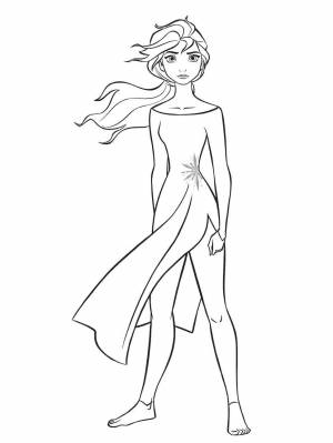 Раскраска Холодное сердце  в формате  для девочек