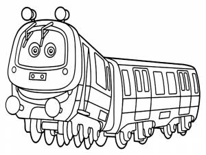 Раскрашиваем детские раскраски Чаггингтон