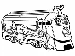 Распечатать раскраски с Чаггингтон на