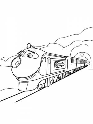 Раскраска Чаггингтон картинка онлайн