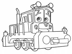 Раскраски раскрас, Раскраска Чаггингтон детские Чаггингтон